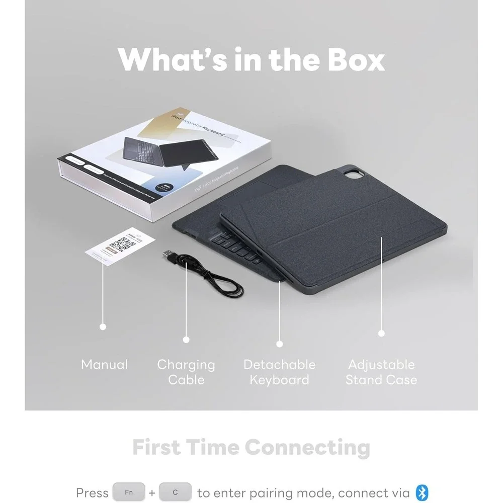 EIP Bluetooth Keyboard Case‎ iPad Air 13
